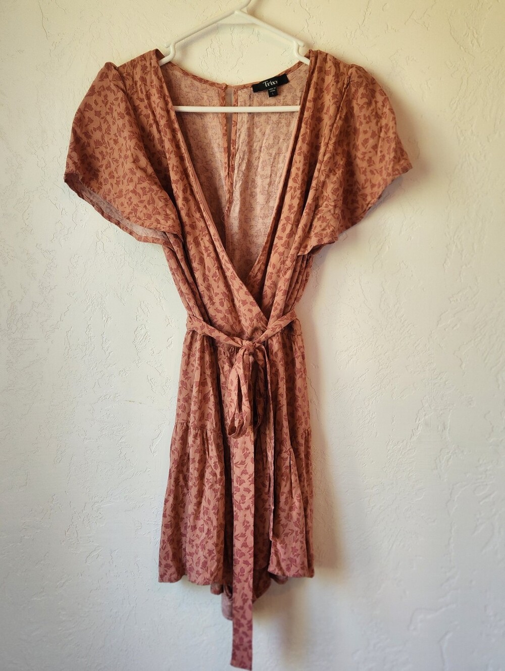 Trixxi Floral Deep V Romper